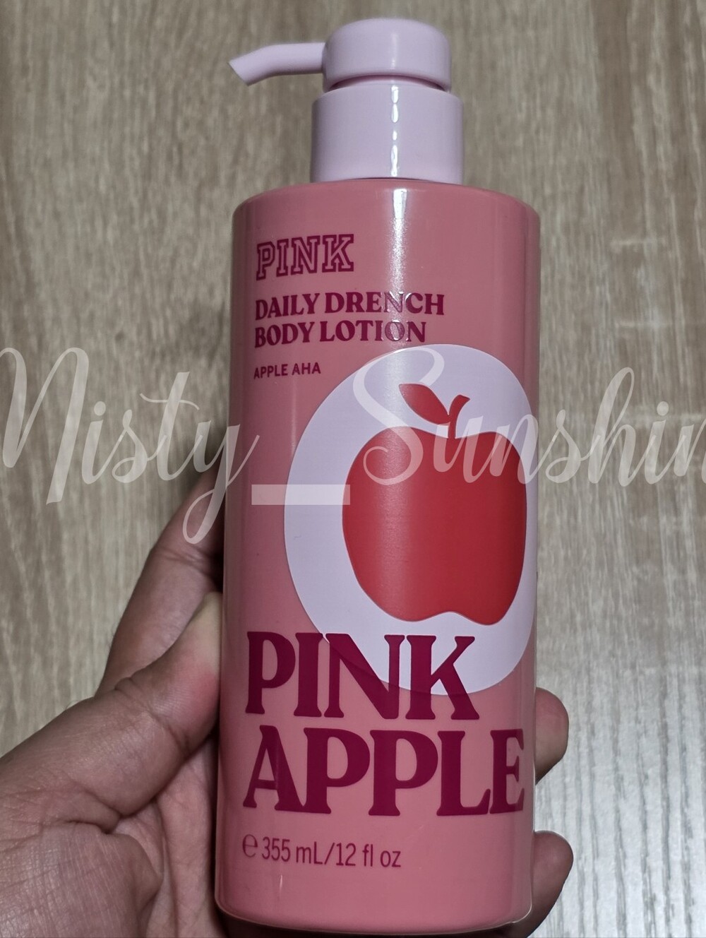 PINK Victoria's Secret Apple Daily Drench Fragrance Body Lotion 12oz NEW
